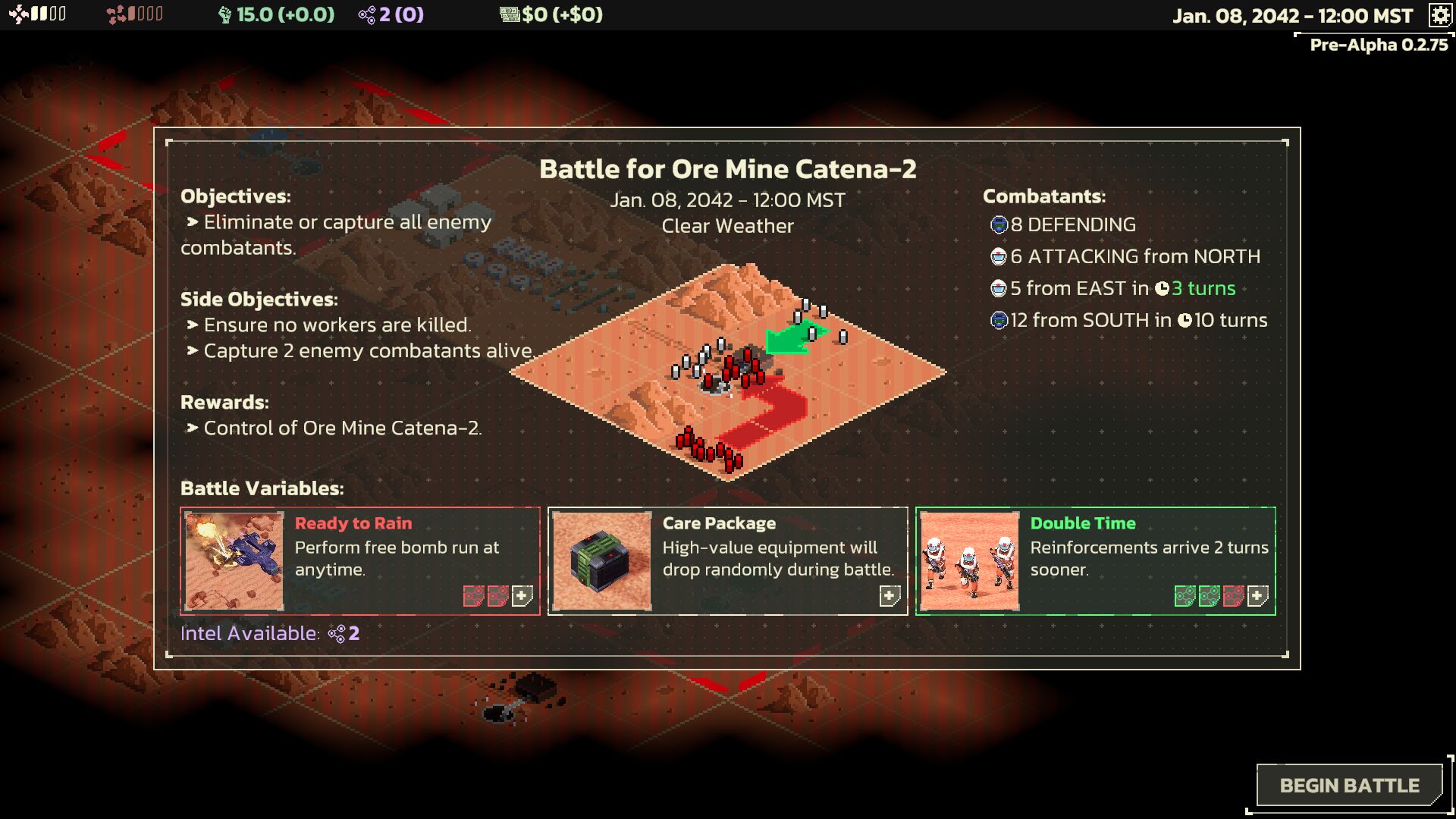 Mars Tactics strategy layer